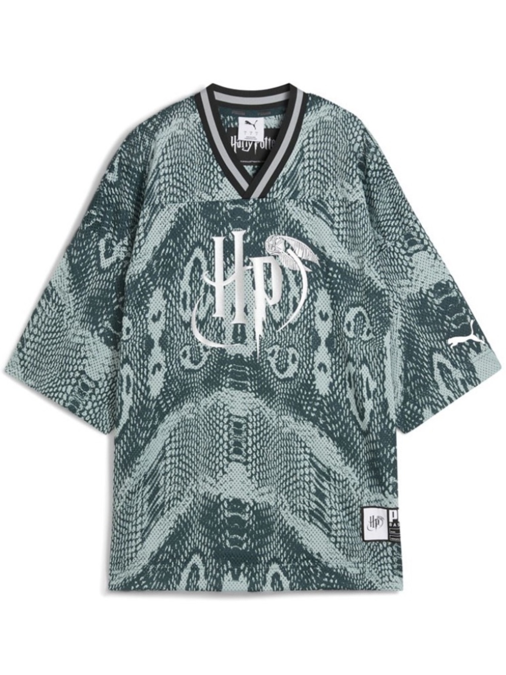 PUMA Hoops X Harry Potter Basketball Jersey Womens Green Sz Small